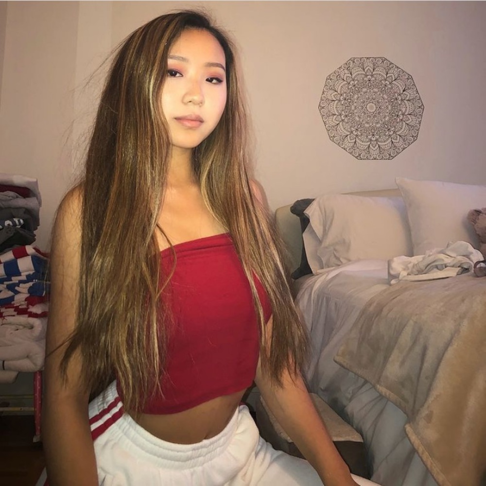 brandy melville red tube top